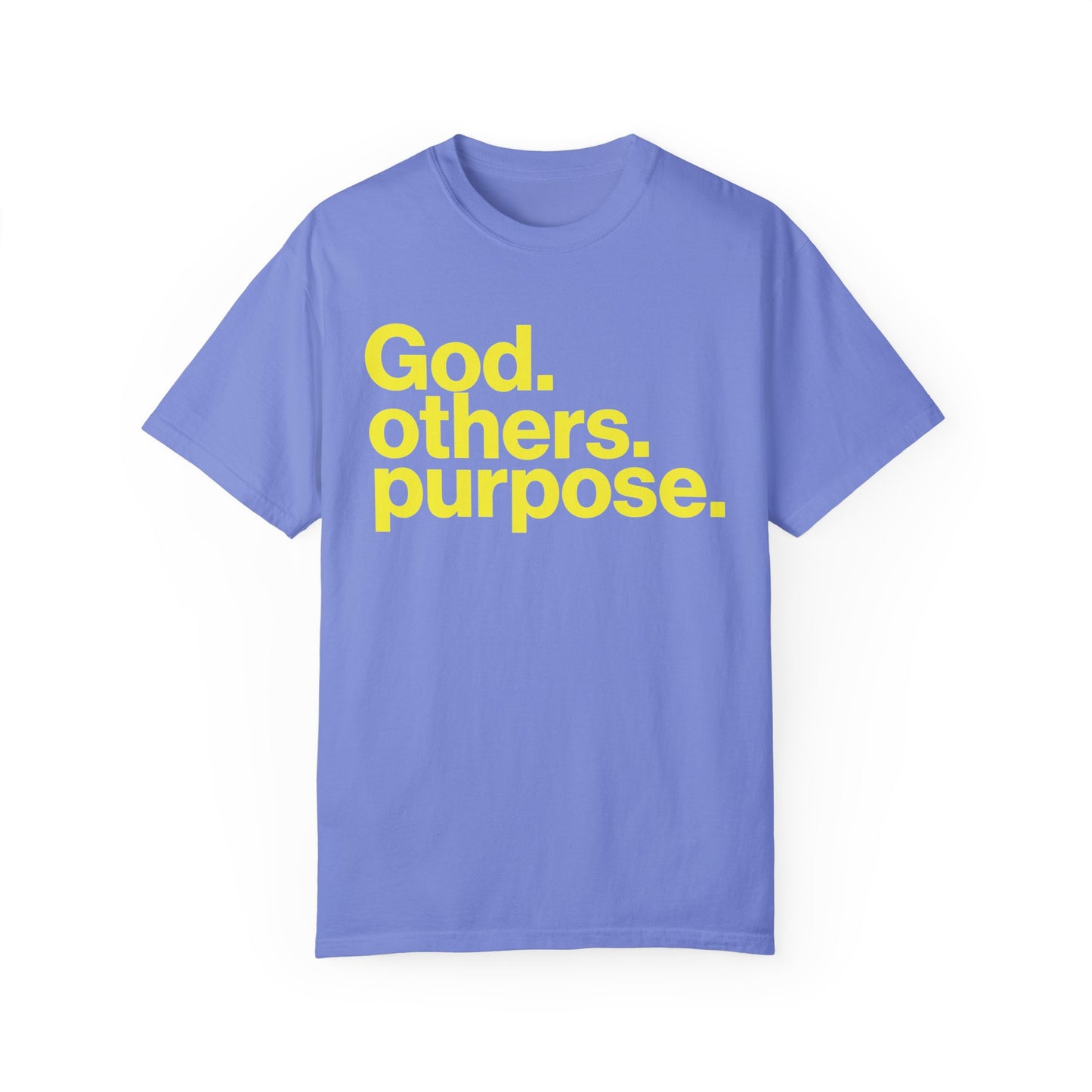 Unisex Lavendar Garment-Dyed T-shirt