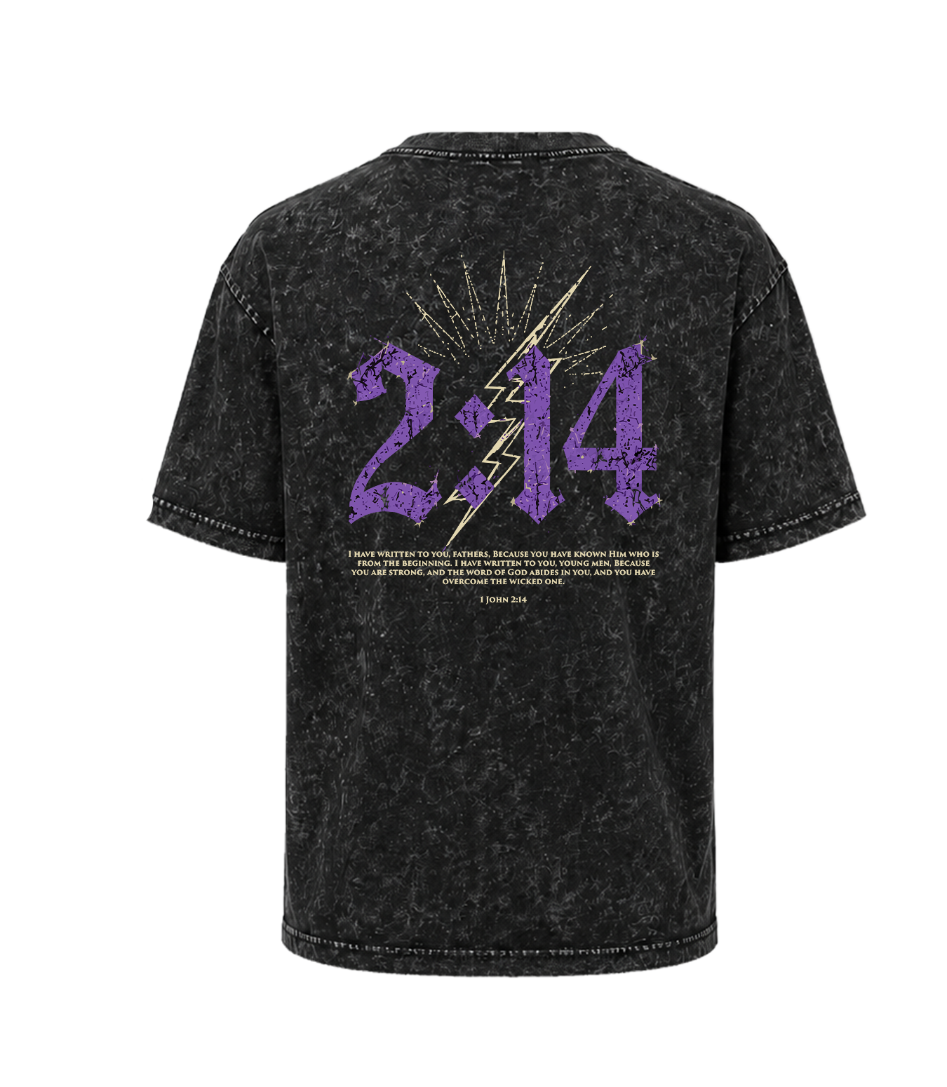 214 Purple Reign Black/Purple Tee