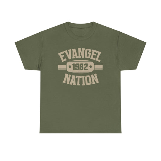 Military Green Evangel Nation Unisex Heavy Cotton Tee