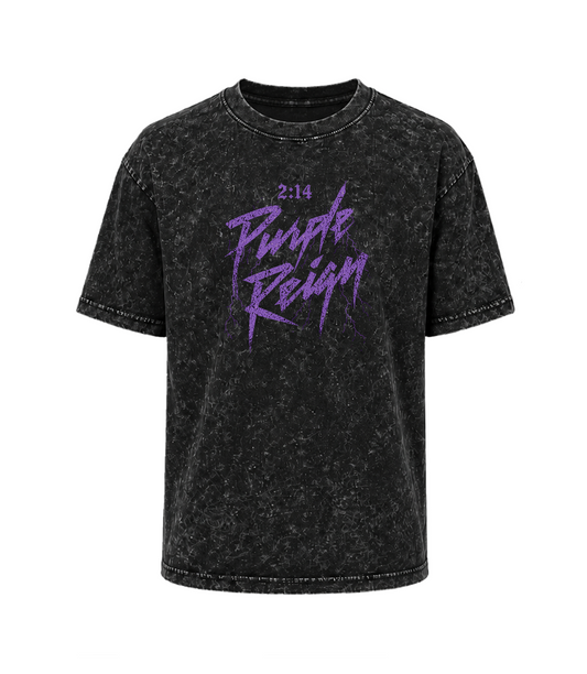 214 Purple Reign Black/Purple Tee