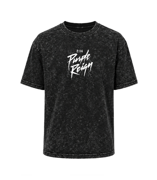 2:14 Purple Reign White Logo Tee